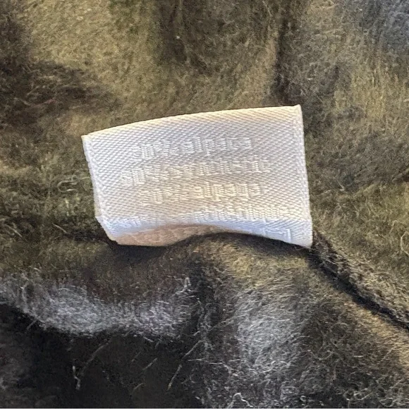 NWT Pokoloko Cowl Neck Poncho Shawl Black "Ink Tartan" One Size - Picture 10 of 14